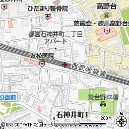 東京都練馬区石神井町1丁目1403周辺の地図