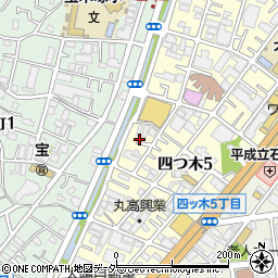 東京都葛飾区四つ木5丁目11-2周辺の地図