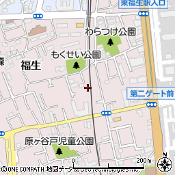 東京都福生市福生2221-18周辺の地図