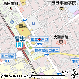 東京都福生市福生1006-6周辺の地図