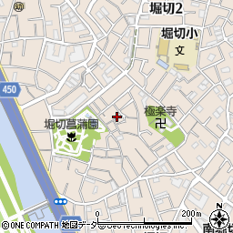 東京都葛飾区堀切周辺の地図