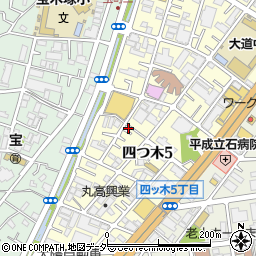 東京都葛飾区四つ木5丁目12-14周辺の地図