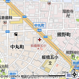 東京都板橋区中丸町30周辺の地図
