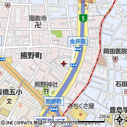 東京都板橋区熊野町16周辺の地図