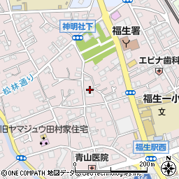 東京都福生市福生1127周辺の地図