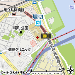 東京都足立区千住曙町34周辺の地図