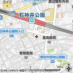 丸亀製麺 石神井公園駅前店周辺の地図