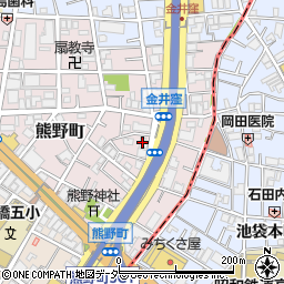 まいばすけっと熊野町山手通り店周辺の地図