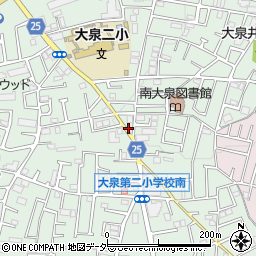 東京都練馬区南大泉1丁目48周辺の地図