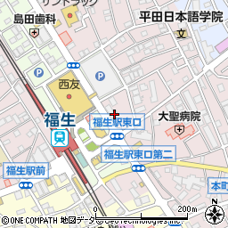 東京都福生市福生1006-7周辺の地図