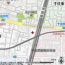 東京都足立区千住河原町38周辺の地図