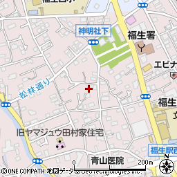 東京都福生市福生1141-4周辺の地図