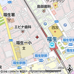 東京都福生市福生1034-3周辺の地図
