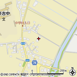 千葉県香取郡多古町多古182-1周辺の地図