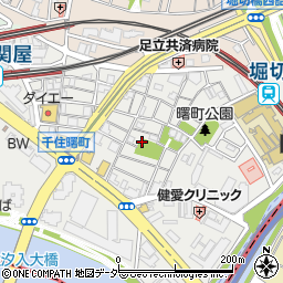 東京都足立区千住曙町25周辺の地図
