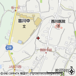 山梨県山梨市牧丘町窪平843周辺の地図