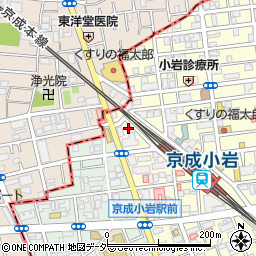 三菱地所パークス北小岩２丁目第２駐車場周辺の地図