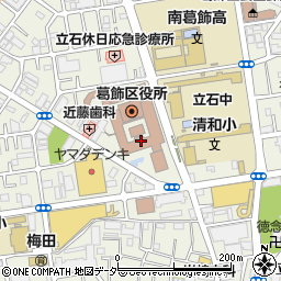 東京都カツ飾都税事務所周辺の地図