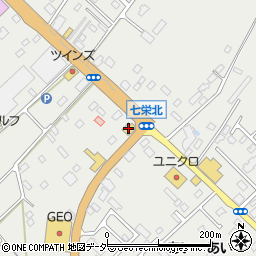 ステーキのどん 富里インター店周辺の地図