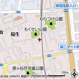 東京都福生市福生2221周辺の地図