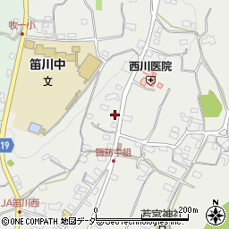 山梨県山梨市牧丘町窪平834-1周辺の地図