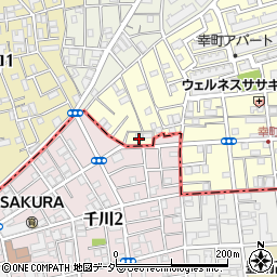 東京都板橋区幸町63周辺の地図