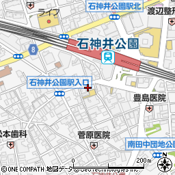 鳥貴族 石神井公園店周辺の地図