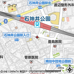 ドトールコーヒーショップ 石神井公園駅前店周辺の地図