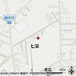 千葉県富里市七栄874-1周辺の地図