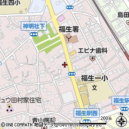 東京都福生市福生1098周辺の地図