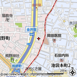 東京都板橋区熊野町5周辺の地図