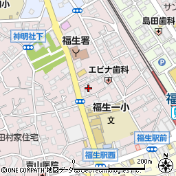 東京都福生市福生1062周辺の地図