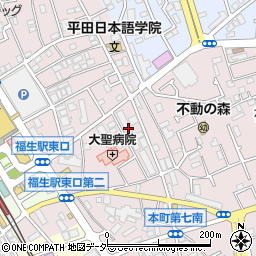 東京都福生市福生875-3周辺の地図