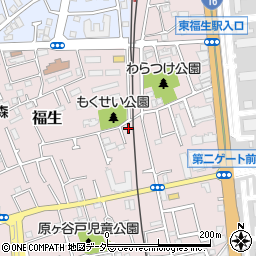 東京都福生市福生2221-29周辺の地図