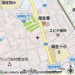 東京都福生市福生1094周辺の地図