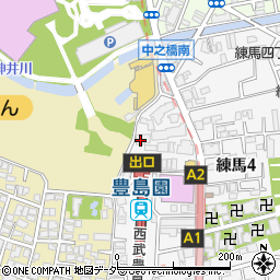 ポポラマーマ豊島園駅前店周辺の地図