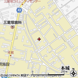 千葉県成田市本城9周辺の地図