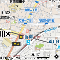 やま 町屋店周辺の地図