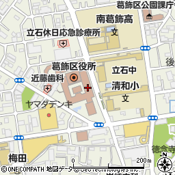 東京都　建設局・葛飾都税事務所周辺の地図