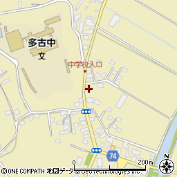 千葉県香取郡多古町多古169周辺の地図