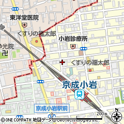 個別指導キャンパス　京成小岩駅前校周辺の地図