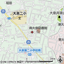 東京都練馬区南大泉1丁目49周辺の地図