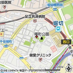東京都足立区千住曙町28周辺の地図