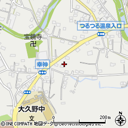 東京都西多摩郡日の出町大久野1584周辺の地図