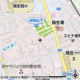 東京都福生市福生1084-9周辺の地図