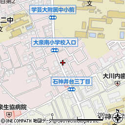 飯島自動車工場周辺の地図