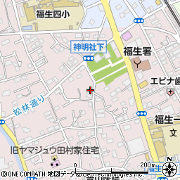 東京都福生市福生1130周辺の地図