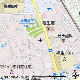 東京都福生市福生1093周辺の地図