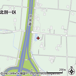 長野県駒ヶ根市赤穂北割一区606周辺の地図