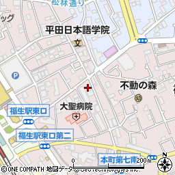 東京都福生市福生875周辺の地図